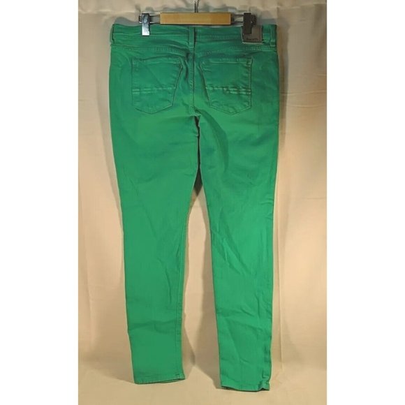 Bench Teal Blue Pool Green Skinny Jeans Pants Womens 32 Slim BLMA0270-19 - Picture 2 of 8